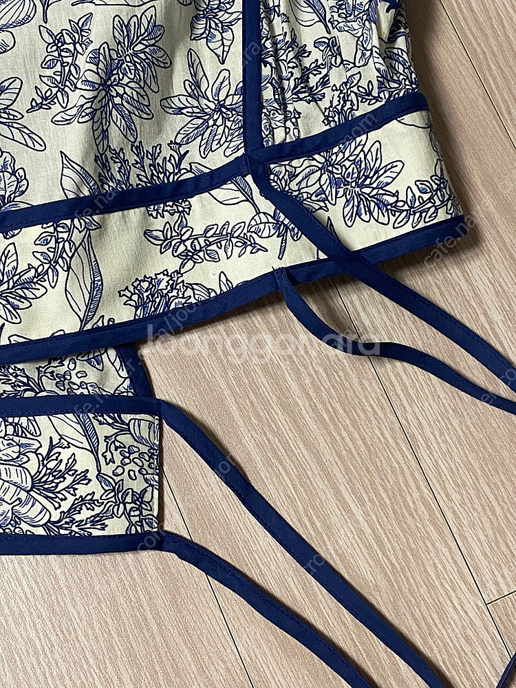 프루 플라워 반팔 블라우스--9