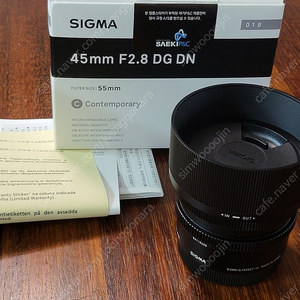 시그마 C 45mm f2.8 소니마운트 판매