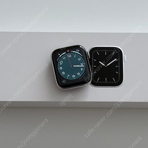 애플워치5 44mm 스테인리스 실버 셀룰러 색상 풀박스 + 스트랩 15만
