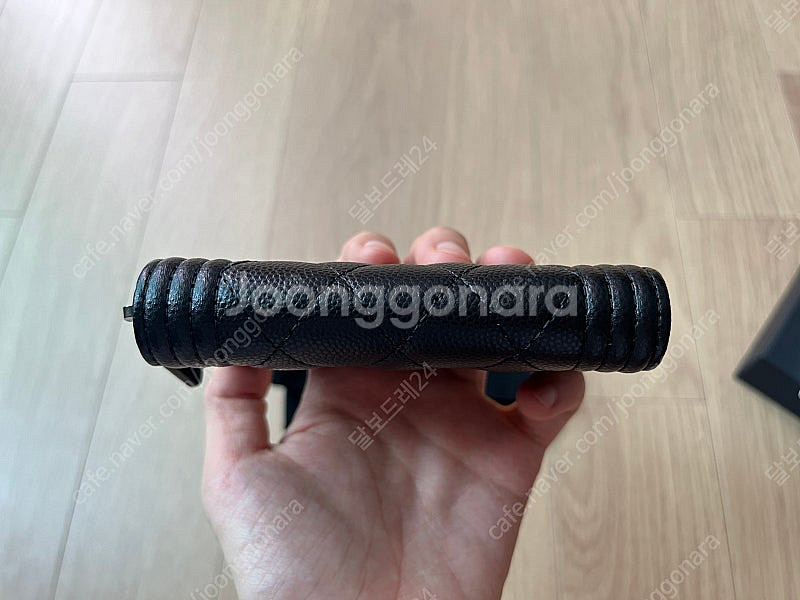 샤넬 보이지퍼돌이 빈티지은장 캐비어 새상품--9