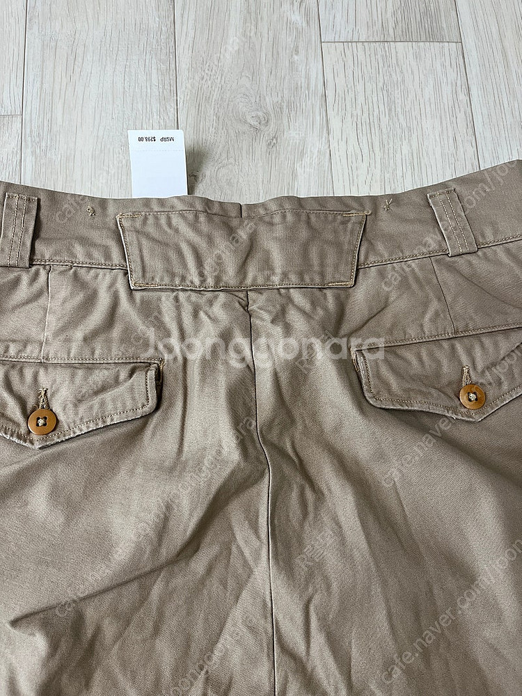폴로랄프로렌 스트레이트레그 코튼 새틴 카고 팬츠 32X32사이즈 새제품 더블알엘,RRL,폴로,풀카운트,밀리터리,유틸...--6