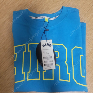 히로 블랭크 티셔츠 반팔 130 블루