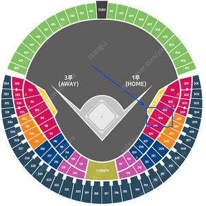 [6/22(일) LG트윈스 VS 두산베어스] 1루 레드석 4연석