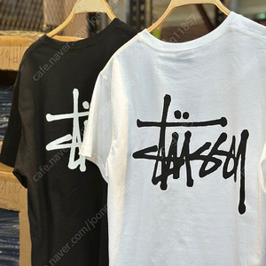 (새상품)스투시(STUSSY) 기본 반팔 라운드 티셔츠