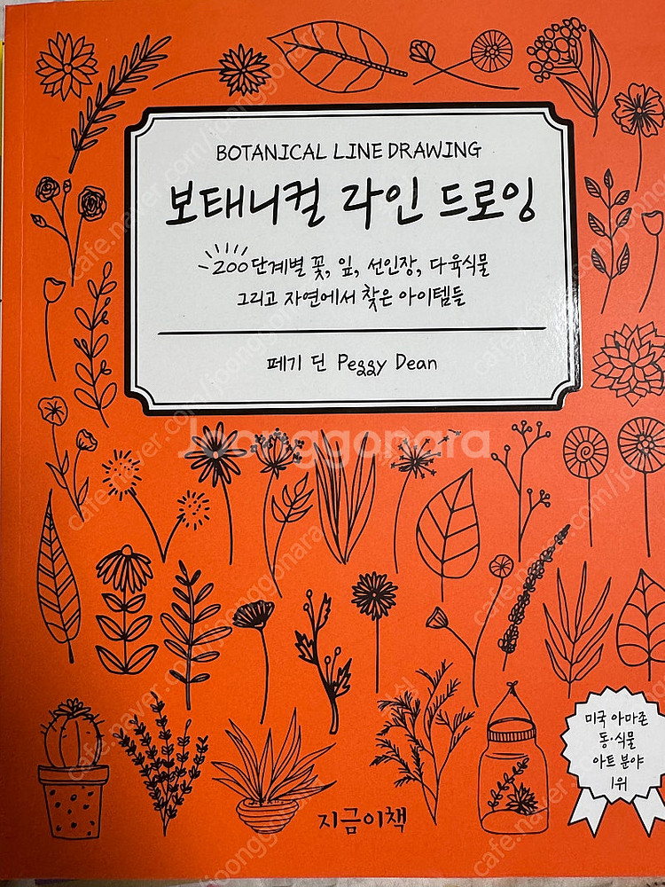 보태니컬 라인 드로잉 식물 그리기 책 택포--0
