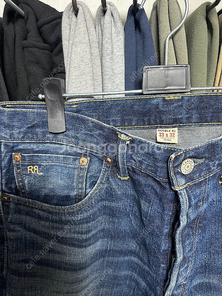 rrl 더블알엘 로우스트레이트 워싱셀비지 33x32 새...--2