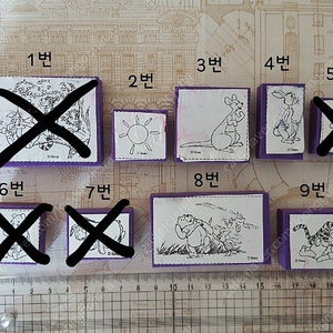 곰돌이 푸우 디즈니 폼 스탬프