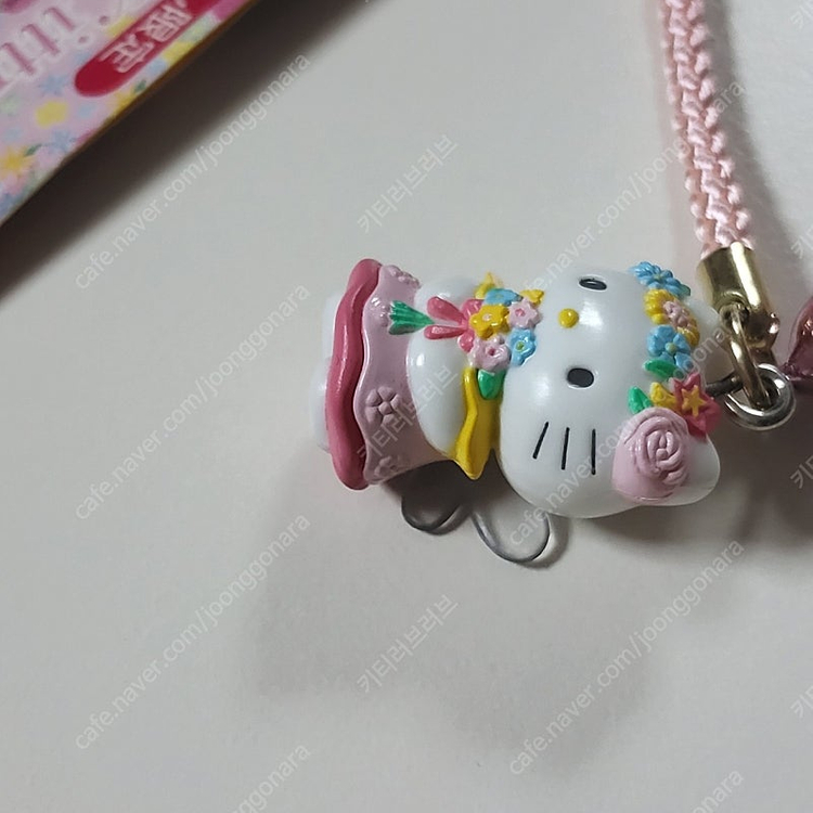 헬로키티 꽃집 한정 플라워 페어리 키티 스트랩 고전 키티 빈티지 키티 이미지