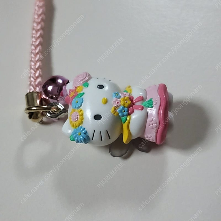 헬로키티 꽃집 한정 플라워 페어리 키티 스트랩 고전 키티 빈티지 키티 이미지