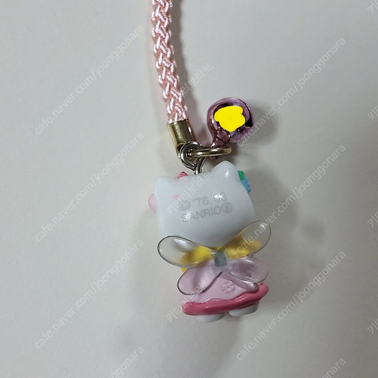 헬로키티 꽃집 한정 플라워 페어리 키티 스트랩 고전 키티 빈티지 키티 이미지
