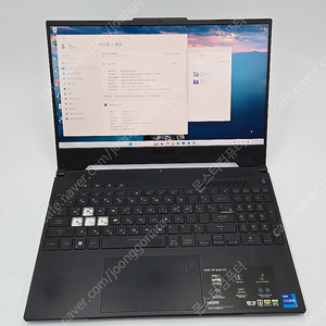 고사양 i7-12세대 아수스 게이밍 노트북 저렴하게 판매합니다. ASUS TUF Dash F15 FX517ZC-HQ077