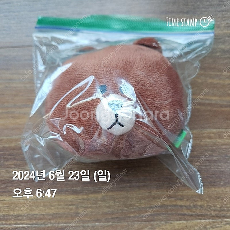 라인프렌즈 브라운 키링--5