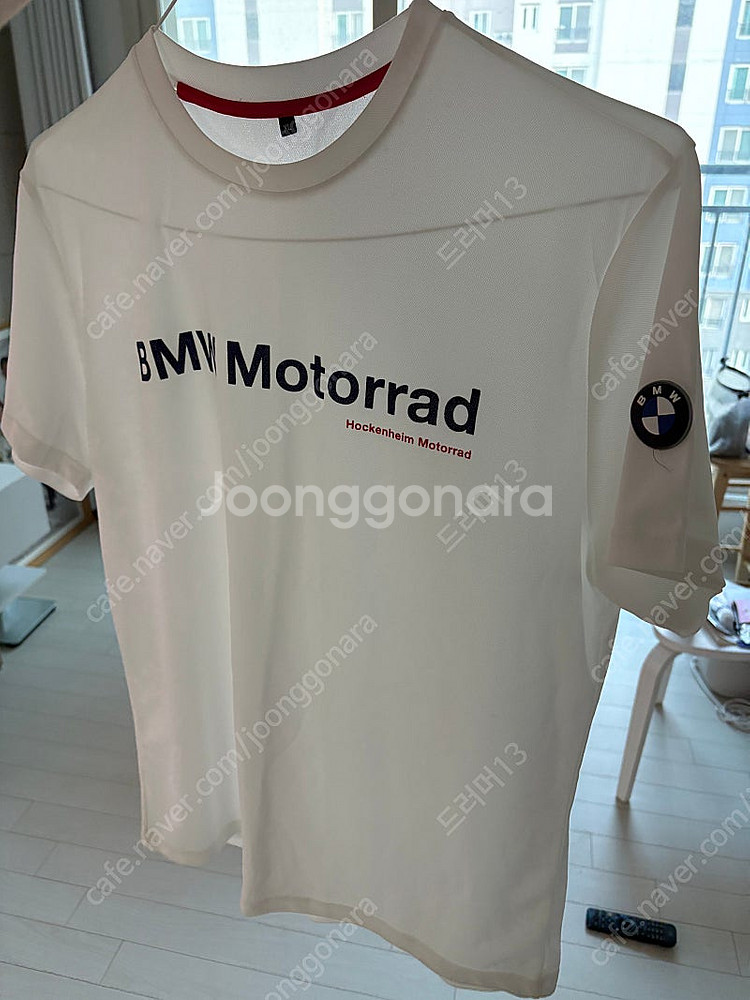 BMW 모토라드 흰색 반팔티 XL100(스포츠재질)--0