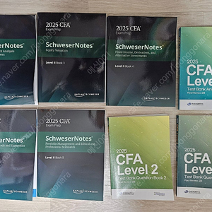 2025 cfa lv2 슈웨이저 + 테스트뱅크