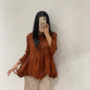 플리츠플리즈 me 이세이미야케 시스루 크레페 바운스 가디건,씨커팬츠 ~
