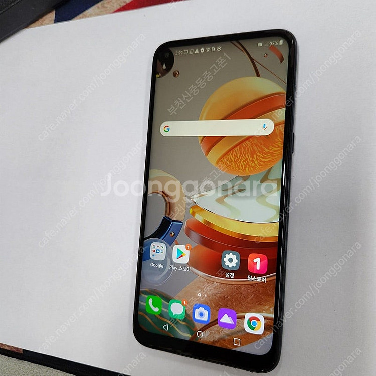 201649 LG Q63 블랙 64기가 중고폰 서브폰 ...--1