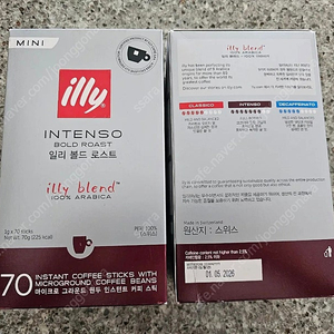 새제품 / 일리 볼드로스트 미니 스틱 인스턴트 커피 70 여러상자