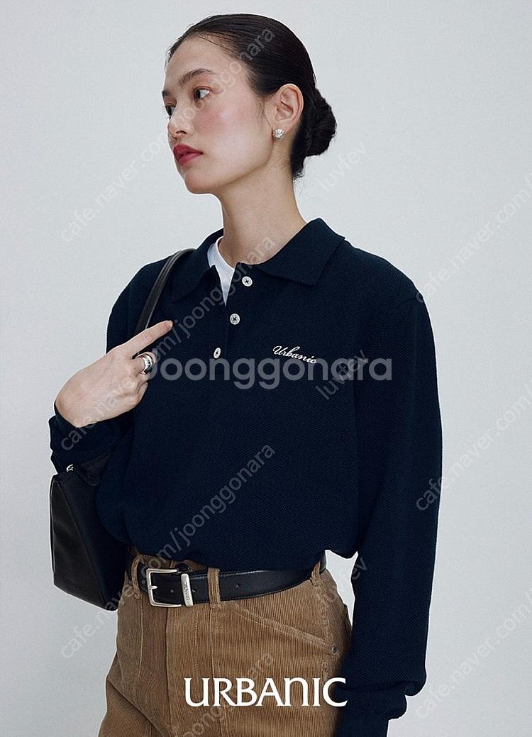 얼바닉 golf pk knit 골프 피케 니트 롱슬리브...--0