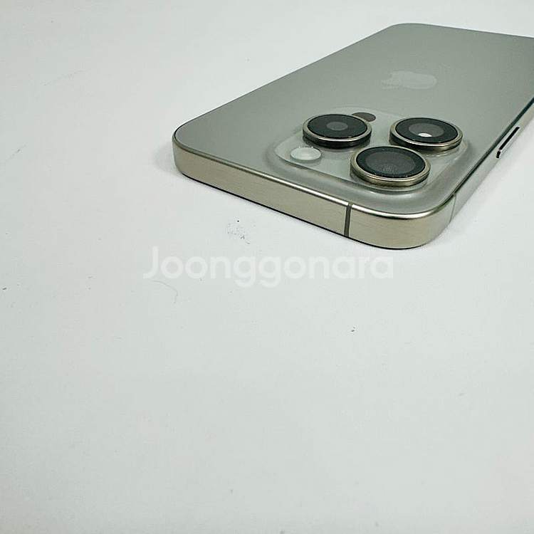 외관S급 24.5월개통 아이폰 15프로 256G 내추럴...--5