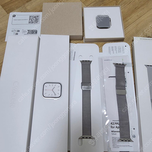 (리퍼새제품) 애플워치7 45mm 실버 스테인리스 스틸 밀레니즈 루프 셀룰러 모델