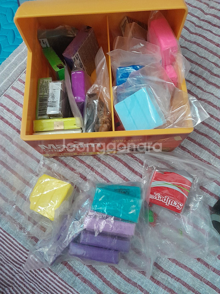 폴리머클레이 대량 팝니다.(오븐 추가)--2