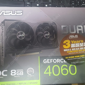 ASUS DUAL 지포스 RTX 4060