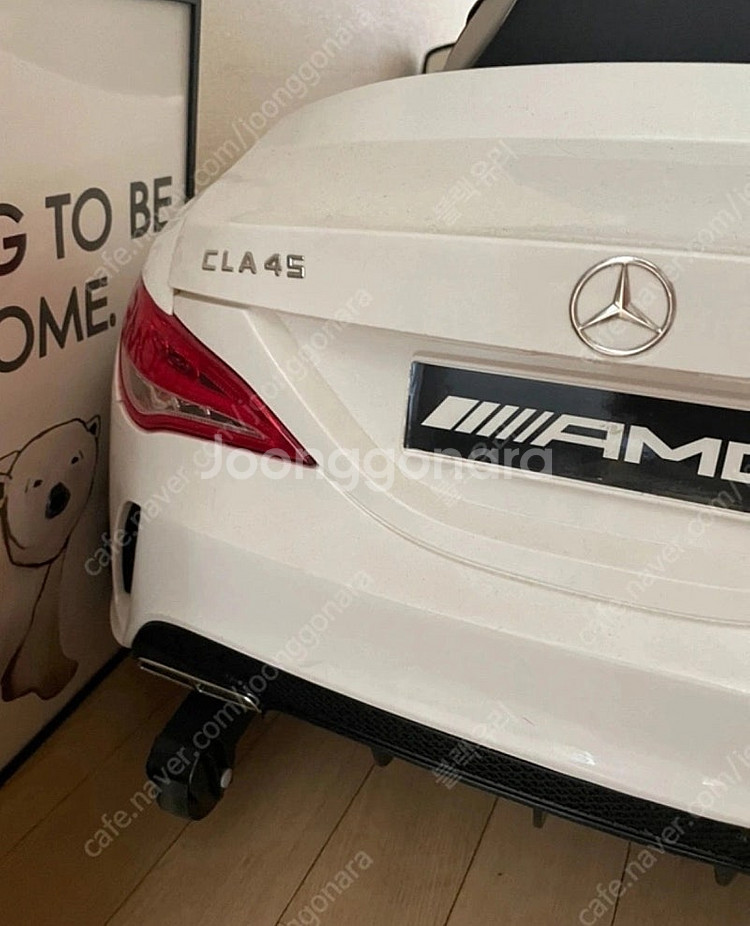 클레버 메르세데스 벤츠 CLA 45 AMG 유아전동차--4