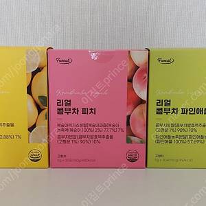 퍼니트 콤부차 3종 세트 (파인애플/레몬/ 피치) 90포