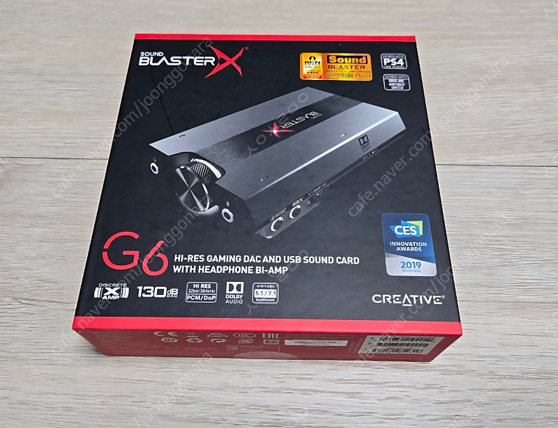 creative 사운드블라스터 g6 팝니다.--1