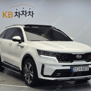 쏘렌토 중고 가격 쏘렌토 중고차 쏘렌토 하이브리드 중고 흰색 2021년식 46,590km HEV 1.6 2WD 노블레스 수원중고차