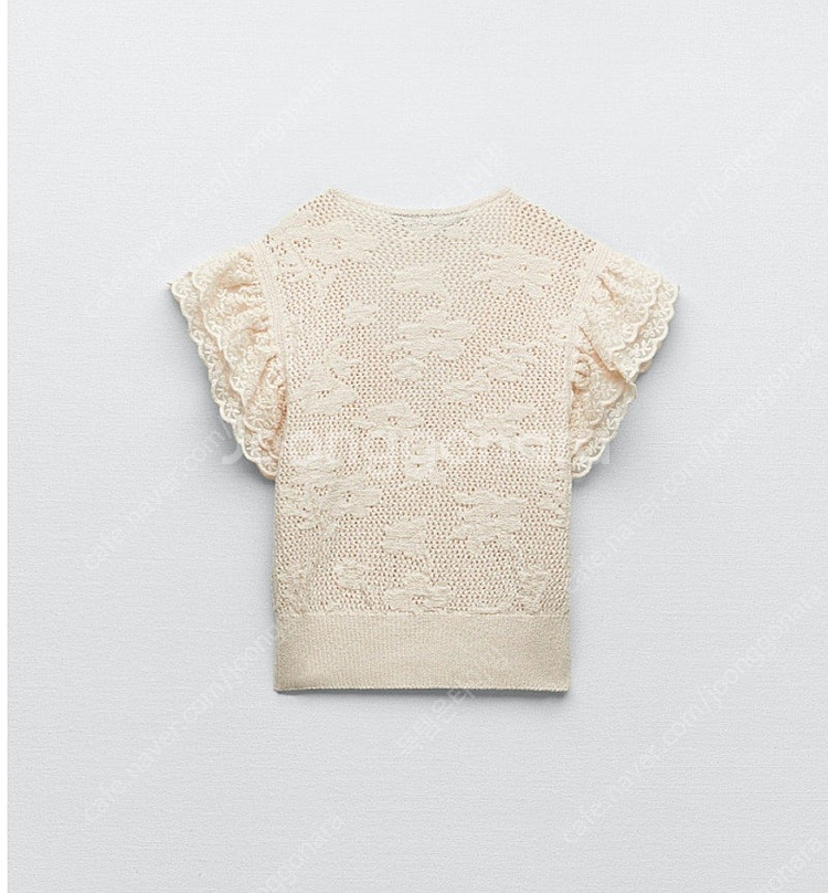 [새상품]ZARA 자라 포인텔 니트 크롭탑 M 판매해요...--2