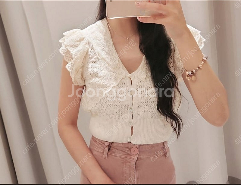 [새상품]ZARA 자라 포인텔 니트 크롭탑 M 판매해요...--7