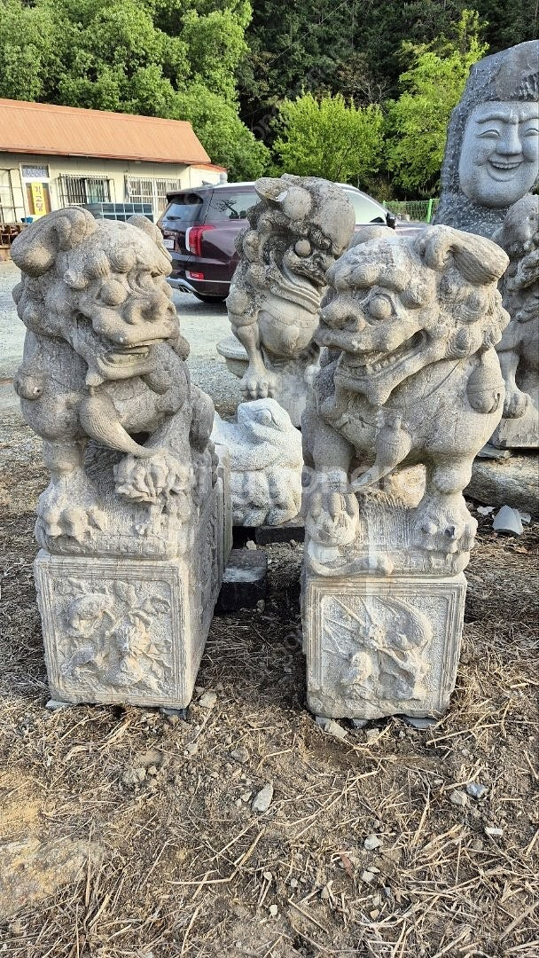 석물 조각상 사자상 골동품 민속품 인테리어소품 인테리어...--1