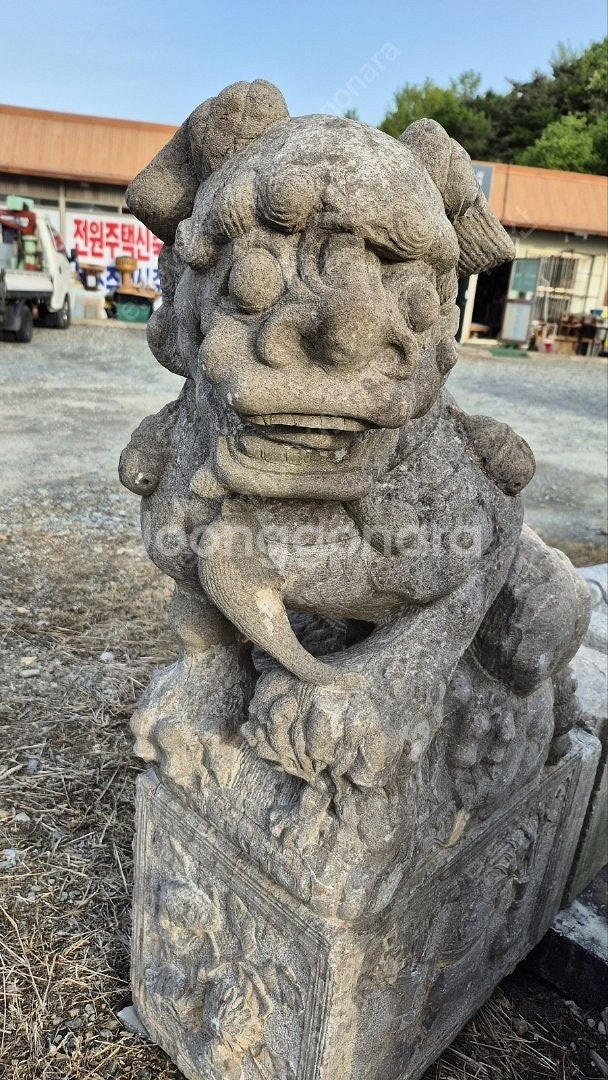 석물 조각상 사자상 골동품 민속품 인테리어소품 인테리어...--2