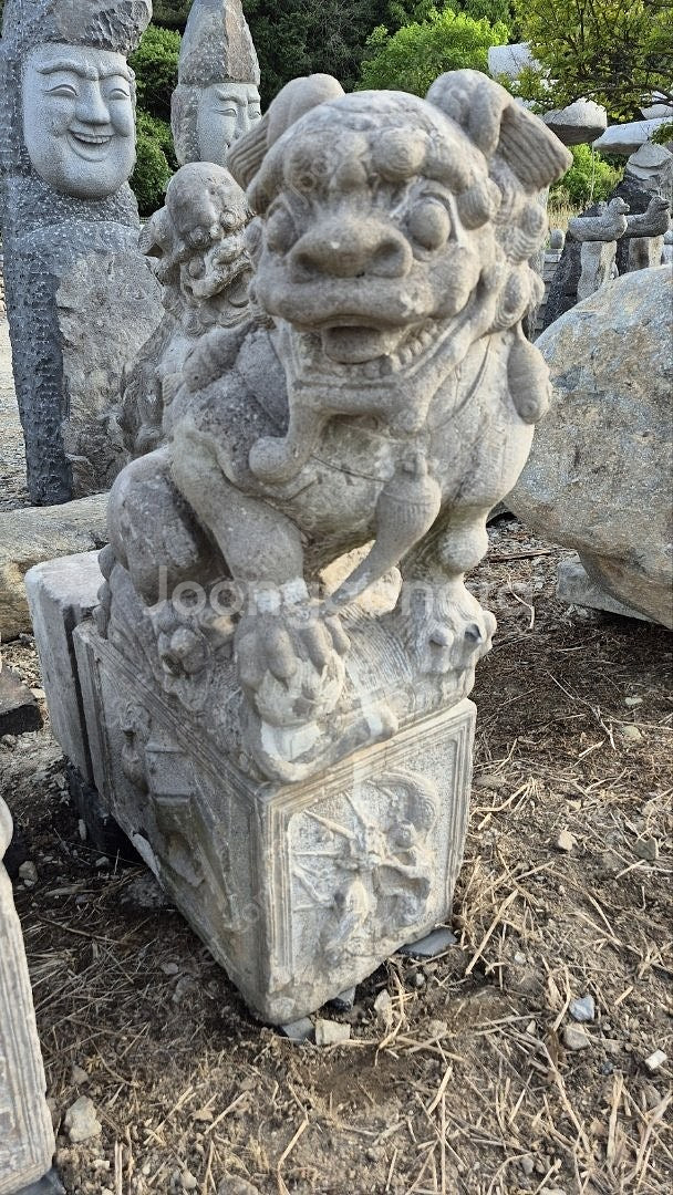 석물 조각상 사자상 골동품 민속품 인테리어소품 인테리어...--4