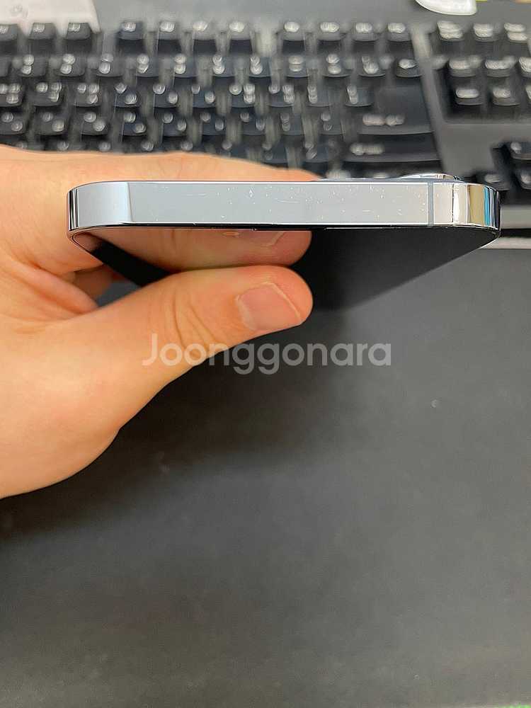 아이폰13프로맥스 블루 128GB 상태좋은 중고58만팝...--3