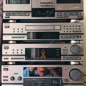 Sony cdp,인티,스피커,튜너,리모콘, Yamaha 카세트데크