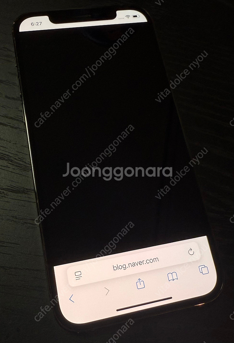 아이폰12프로 그래파이트 블랙 512GB--5