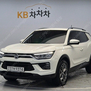 코란도 중고 코란도 중고차 흰색 2019년식 2WD 디젤 1.6 딜라이트 플러스 중고자동차