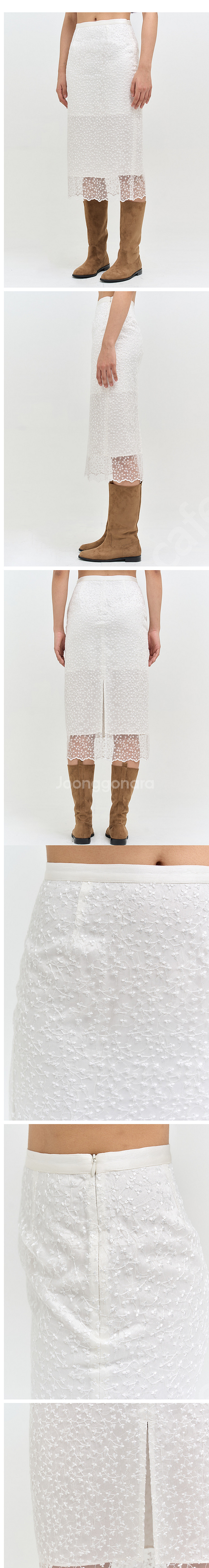 에디텀 스커트 레이스스커트--1