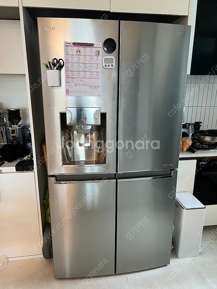 lg 얼음정수기냉장고 j821sn35--0