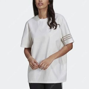 adidas 아디다스 여성 화이트 반팔 티셔츠