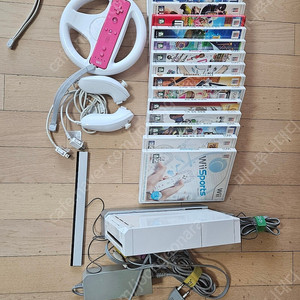 닌텐도 wii+게임cd17개