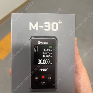 맥파이 초소형 레이저 거리측정기 M-30+ 미개봉 팝니다.