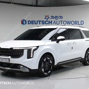 흰색 더뉴 카니발 중고 하이브리드 HEV 9인승 시그니처 중고차구매후기 10,006 km