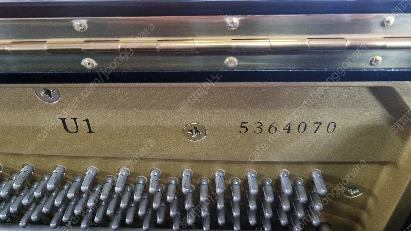 모든비용포함 야마하피아노 U1 블랙유광 일본산 오리지널 시리얼 536만대 이미지