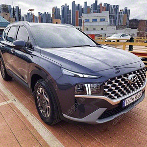 싼타페 중고차 더 뉴 싼타페 하이브리드 중고 파란색 2022년식 65,789km 1.6 2WD 프레스티지 개인사업자중고차