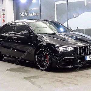 74,947 km 벤츠 CLA클래스 중고 벤츠 CLA 중고 22년식 C118 AMG CLA 45 S 4MATIC+ 중고자동차가격 검정색