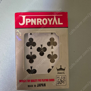JPNROYAL 트럼프카드 포장지만 뜯은