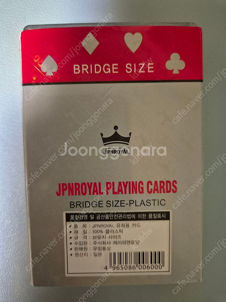 JPNROYAL 트럼프카드 포커 원카드 포장지만 뜯은 ...--1